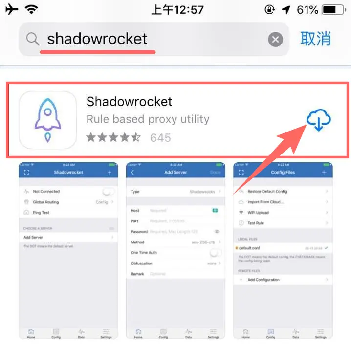 下载 Shadowrocket